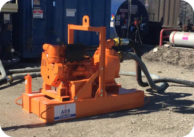 orange Self-Priming Pump