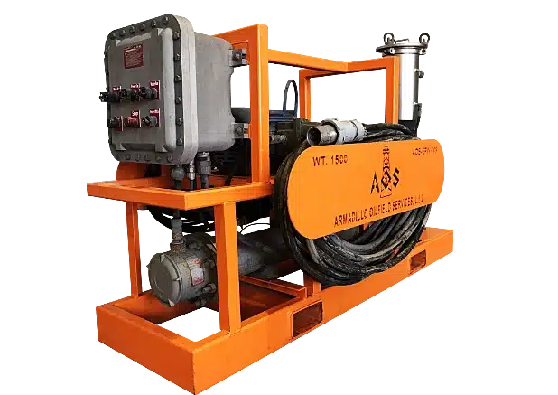 Orange industrial pressure washer