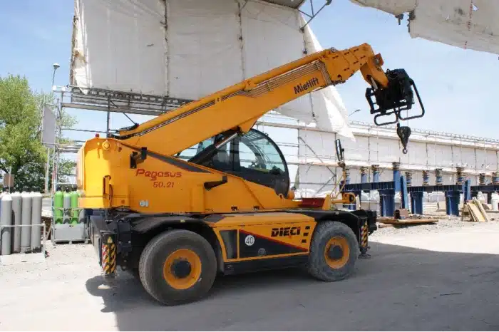 Telehandler are versatile machines on a construction site.