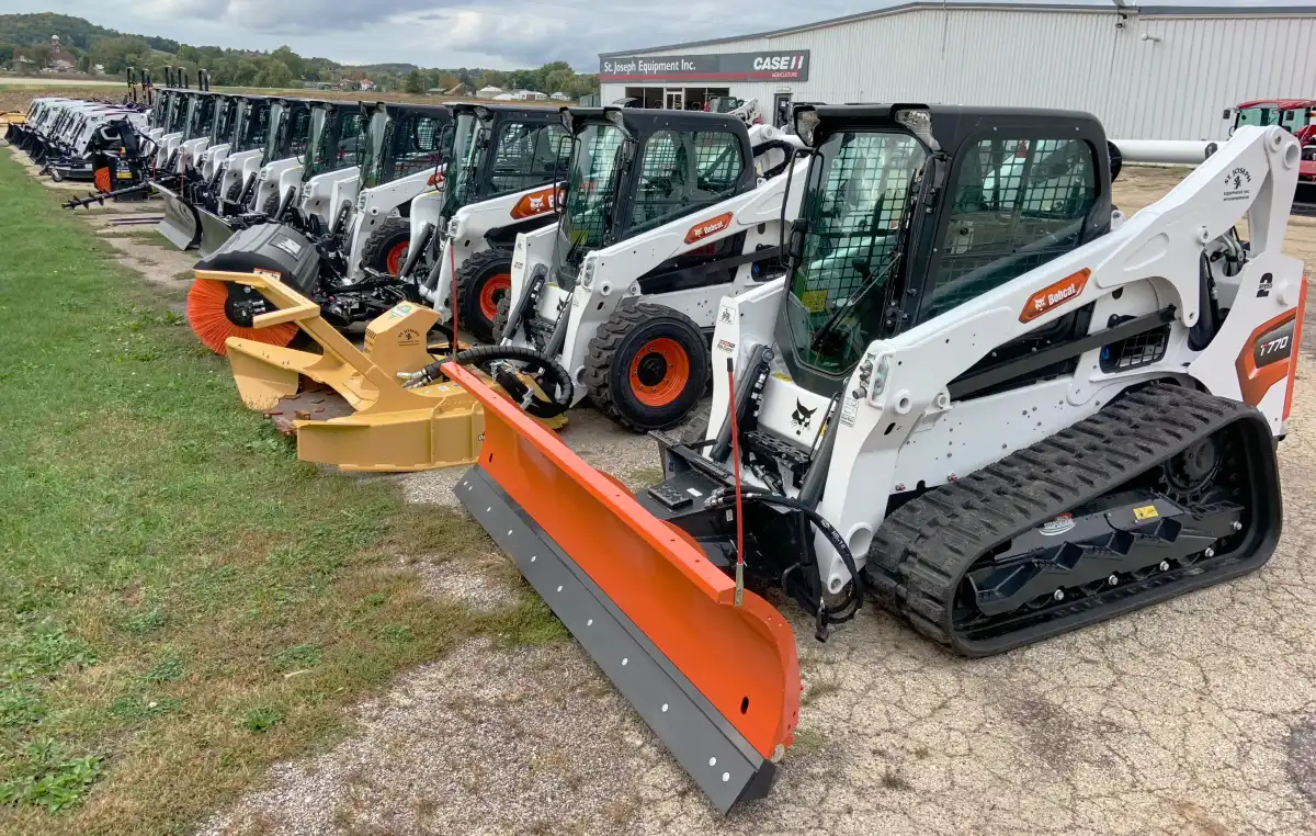 Is A Skid Steer Loader Better With Tracks Or Wheels? 2 Track and wheeled skid steers lined