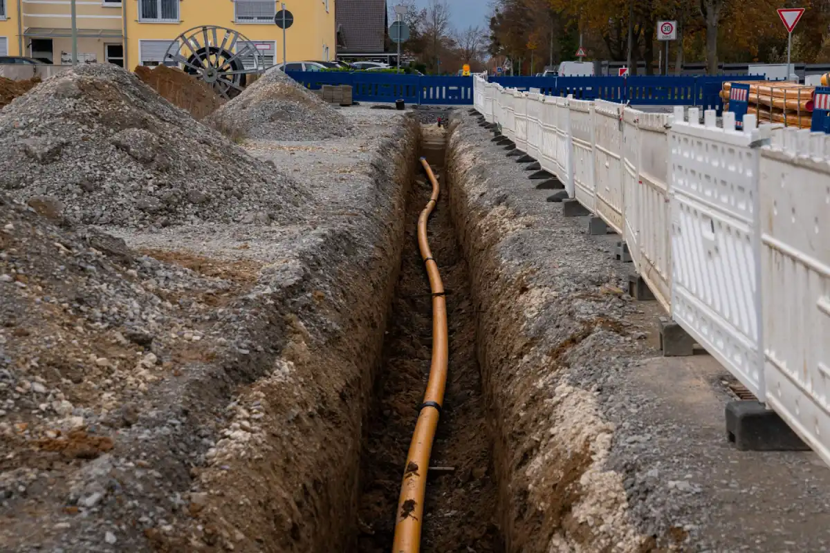 What Is A Trench? Simple Facts That Could Save Your Project. 3 Urban utility trench with sewer pipeline